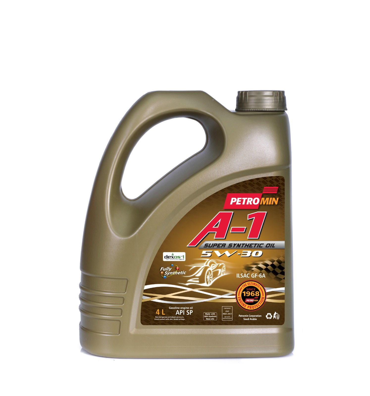 Petromin A-1 Super Synthetic, SAE 5W-30, API-SP, 4X4L