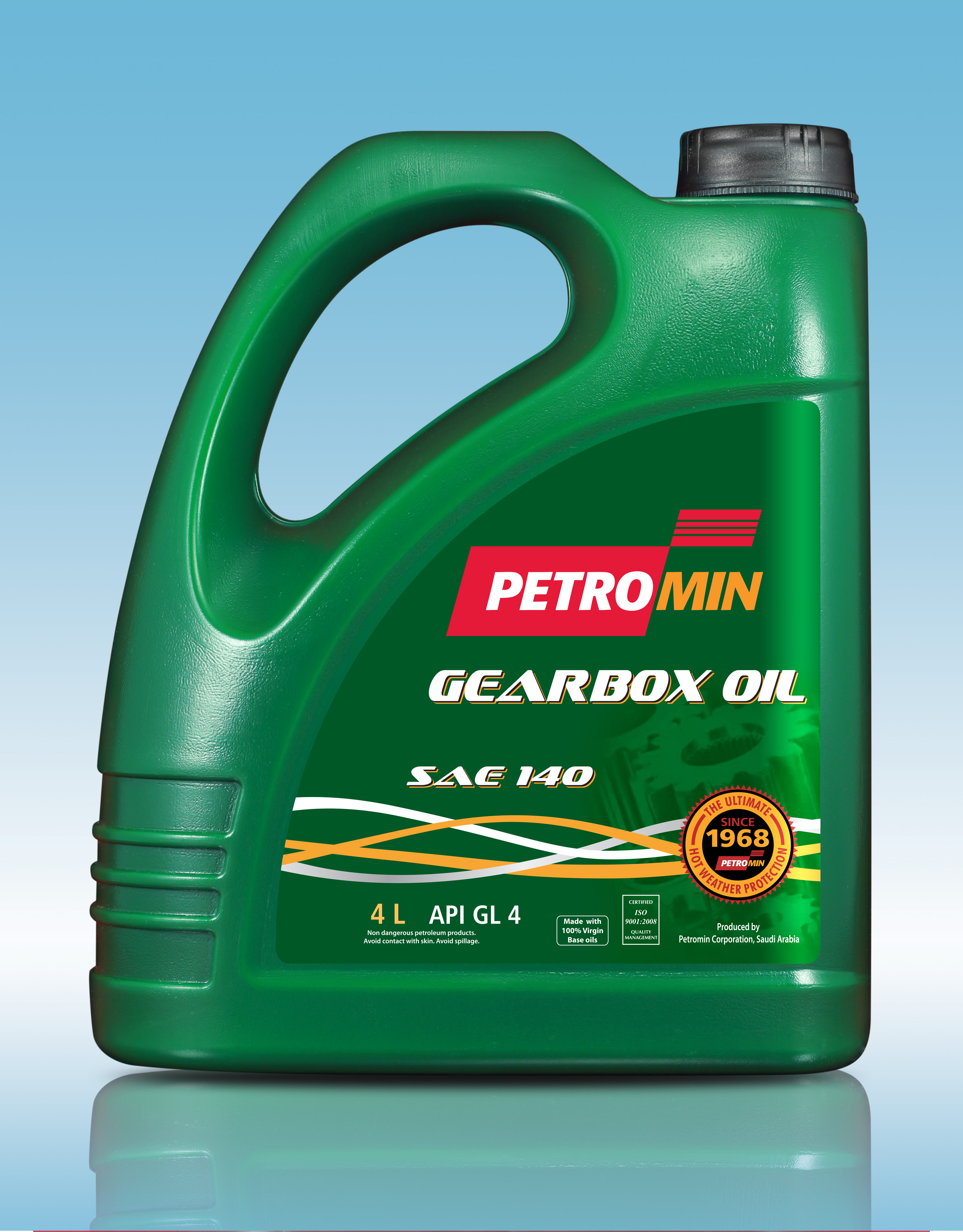 Petomin Gearbox Oil HDM, SAE-140, API GL-4, 6X4L
