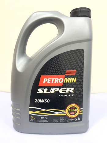 Petromin Super Ultra 7, SAE 20W-50, API-SL, 5L