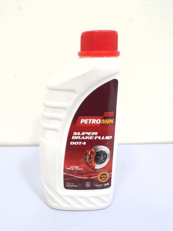 Petromin Brake Fluid, Dot 4, 250ml